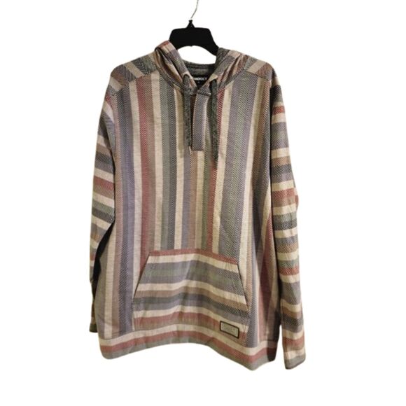 Hooey Men's "Jetty" Multicolor Serape Stripe Hoodie HH1227SP Size XL 072124 - Picture 1 of 6